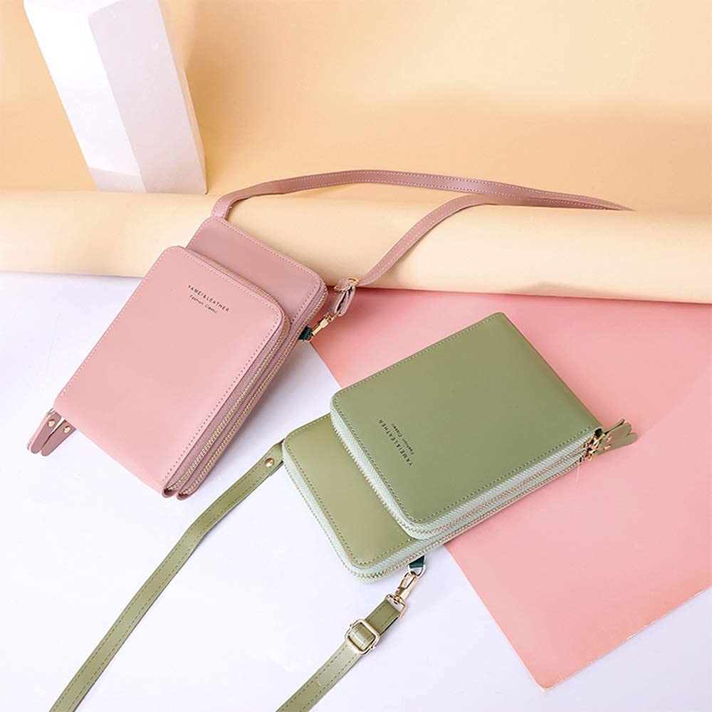 SUMGOGO Women's Small Crossbody Shoulder Bag - Cellphone Purse Travel Wallet Pouch with Pocket - Perfect for Daily Use, Shopping & Travel Accessories