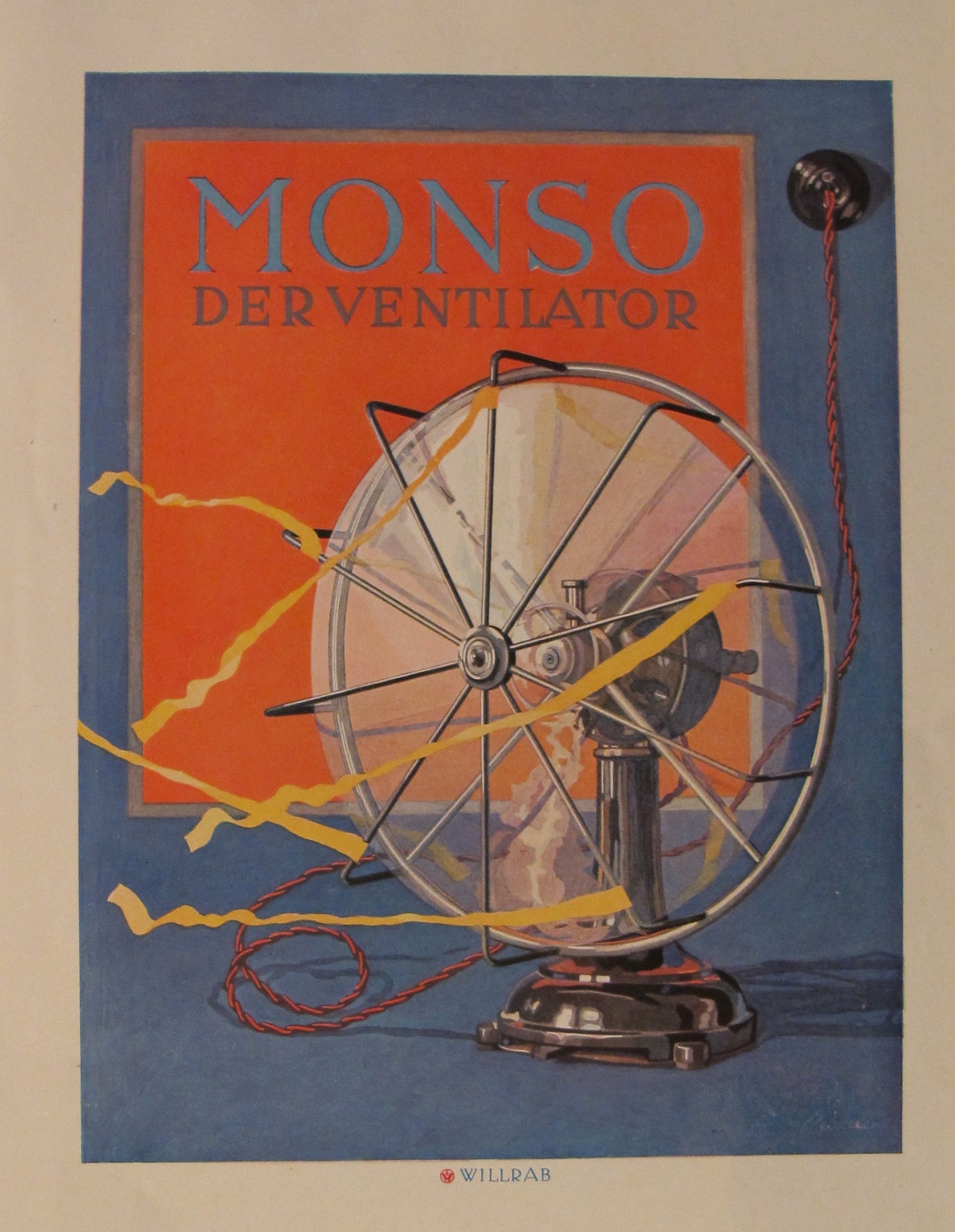 1923 Austrian Art Deco Poster - Monso #2 by Willrab | Vintage Wall Art for Home & Office Decor