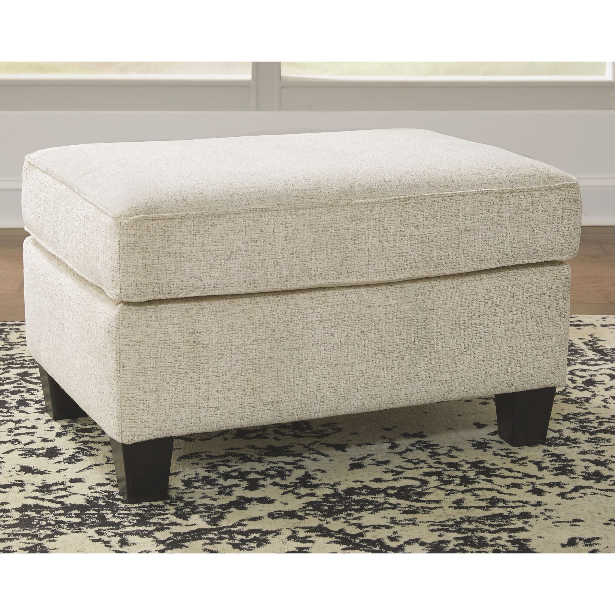 Abinger Ottoman Natural - Stylish and Versatile Storage Bench for Living Room, Bedroom, or Entryway