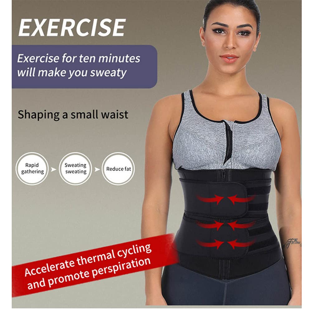 Women's Waist Trainer Cincher Belt - Tummy Control Corset for Weight Loss & Body Shaping - Adjustable Belly Band Wrap S-3XL - Perfect for Workouts, Postpartum Recovery & Everyday Slimming
