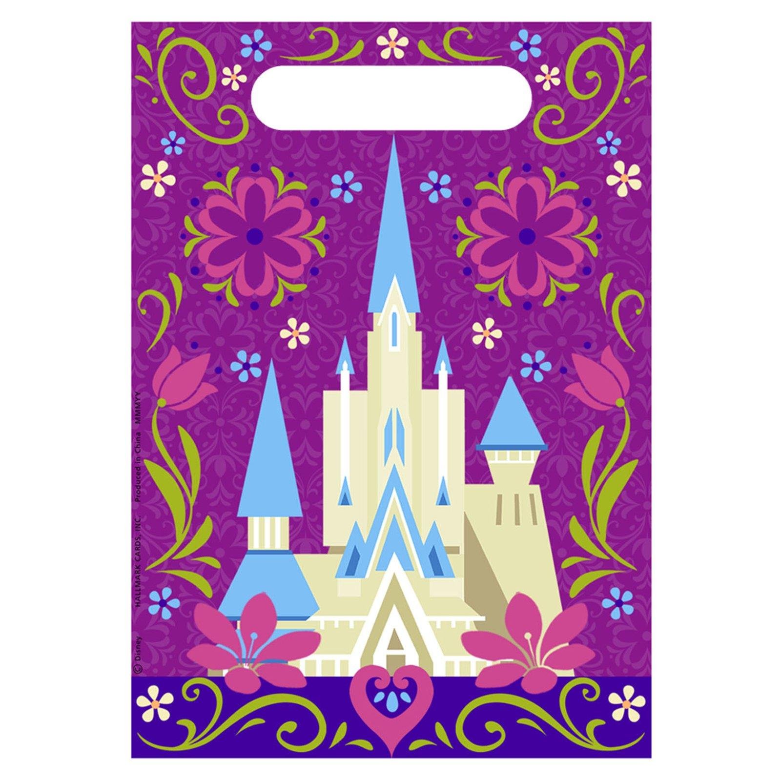 Hallmark Frozen Party Favor Bags - 24 Pack Birthday Goodie Bags for Kids, Themed Party Supplies, Disney Frozen Gift Bags for Birthday, Baby Shower & Holiday Celebrations