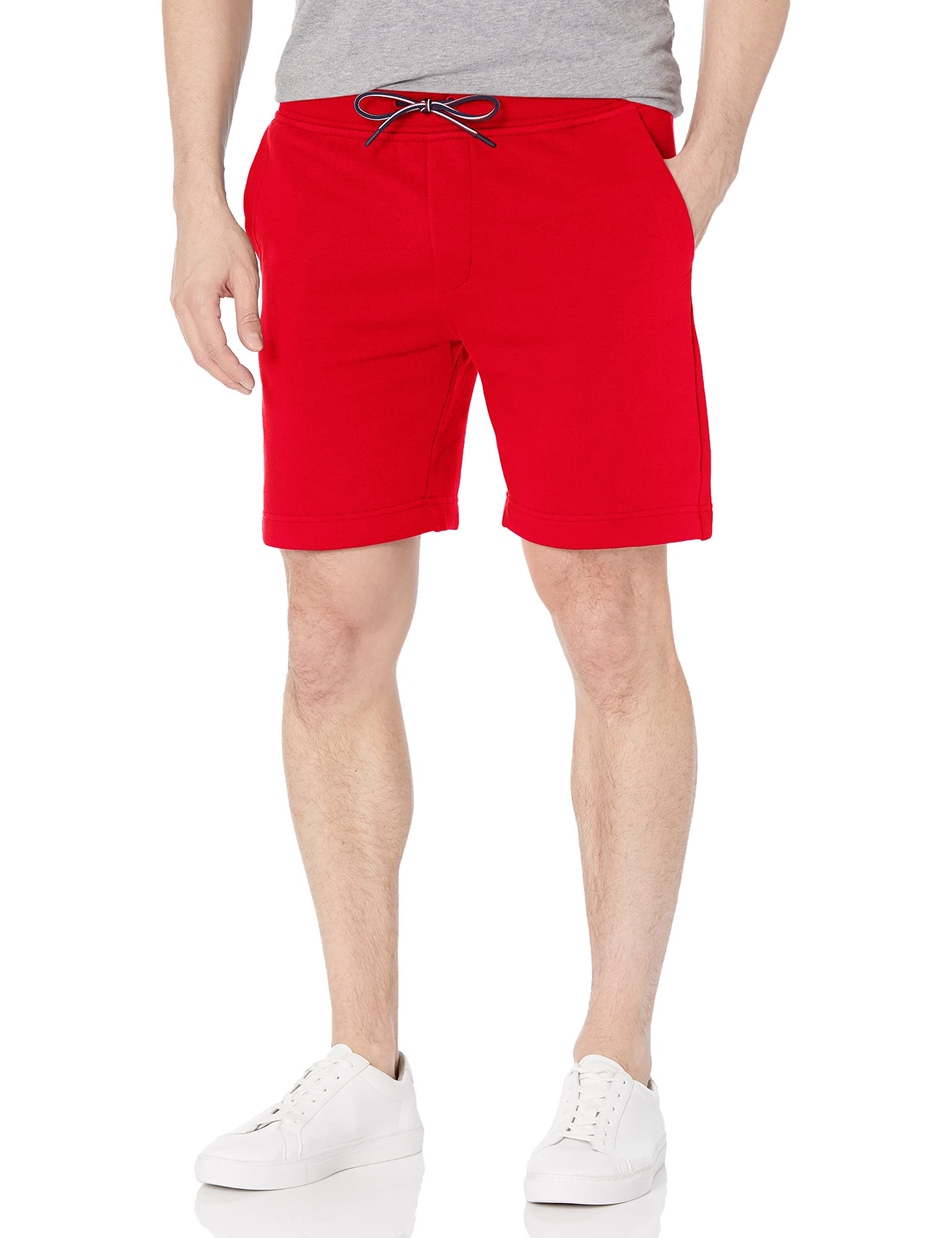 Tommy Hilfiger Men's Essential Fleece Sweat Shorts - Soft Comfortable Casual Shorts for Gym, Lounge & Summer Outfits