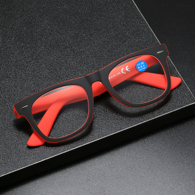 Stylish Ultra Lightweight Large Frame Blue Light Blocking Reading Glasses for Women & Men - Perfect for Computer Work, Gaming, and Screen Time Relief