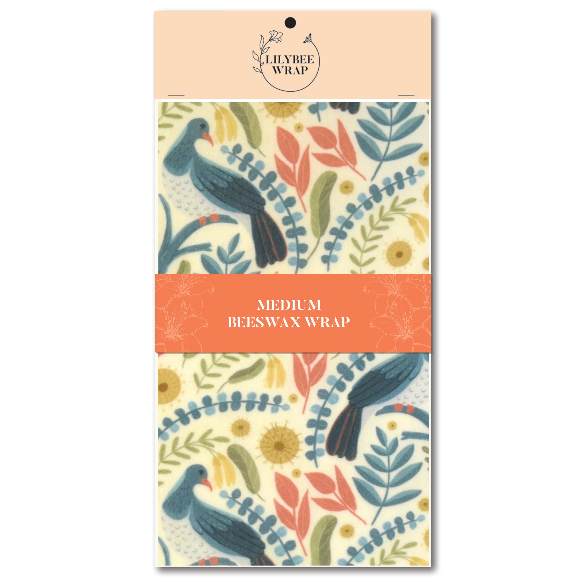 Eco-Friendly Beeswax Food Wraps - Reusable & Sustainable Food Storage Alternative for Sandwiches, Fruits & Leftovers | Medium Size (8