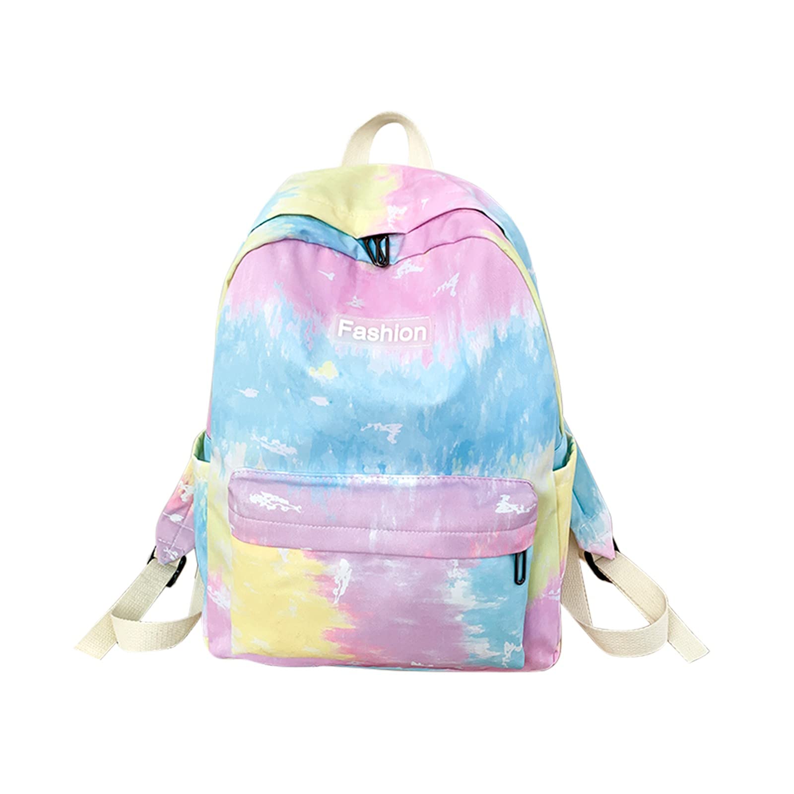Trendy Tie-Dye Backpack for Teens - Breathable School Backpack for Boys & Girls, Fashionable Zipper Backpack for Students - Perfect for School, Travel & Daily Use