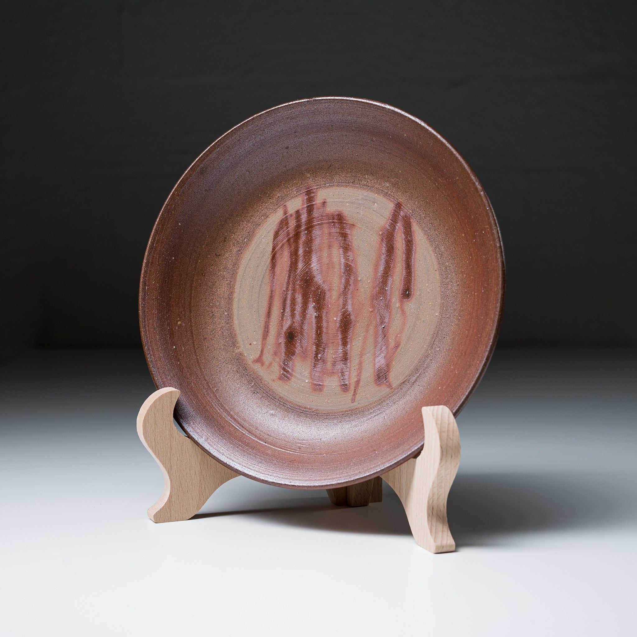 Handmade Bizen Pottery Bowl Plate - Traditional Japanese Hidasuki Glaze - Authentic Bizen Ware for Dining & Decor