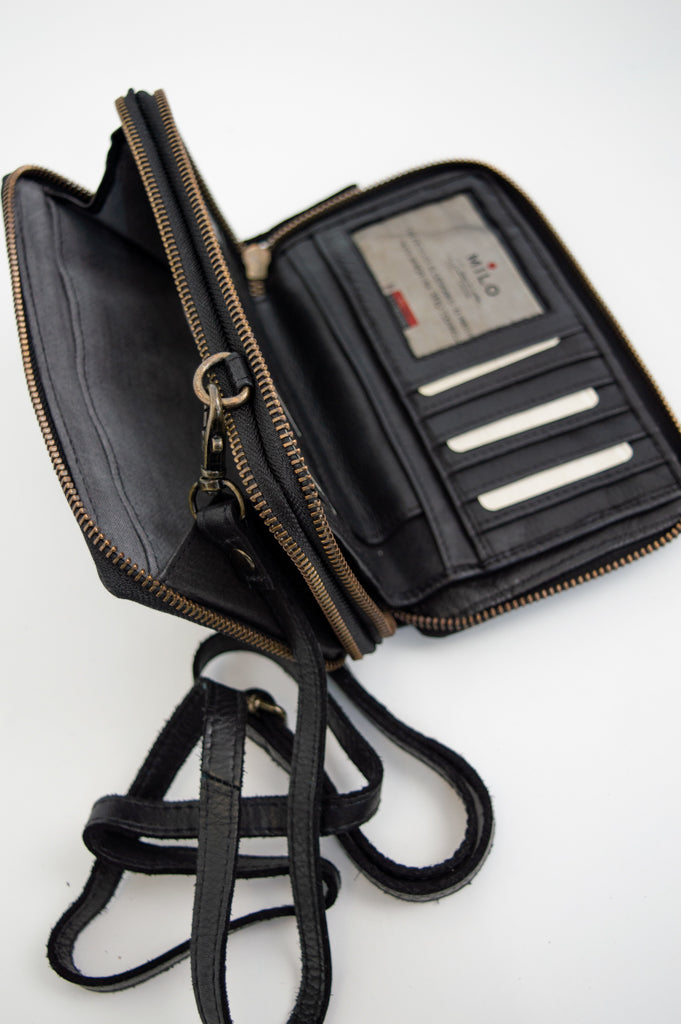 Premium Black Leather Handbag for Women - 500 Series - Stylish & Durable for Work, Travel & Everyday Use