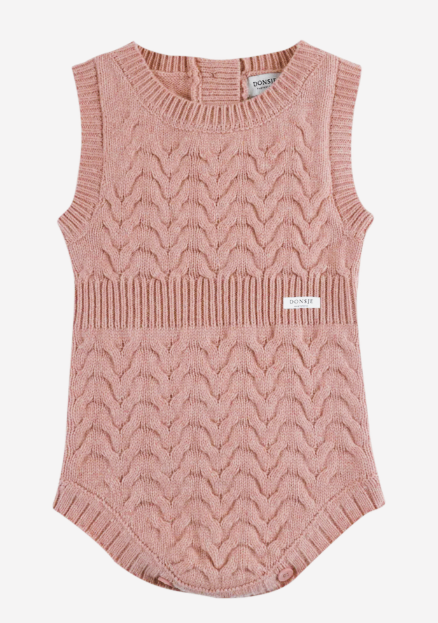 Donsje Klaes Playsuit for Babies & Toddlers (3-24 Months) - Soft Organic Cotton Romper for Playtime, Outings & Photo Shoots