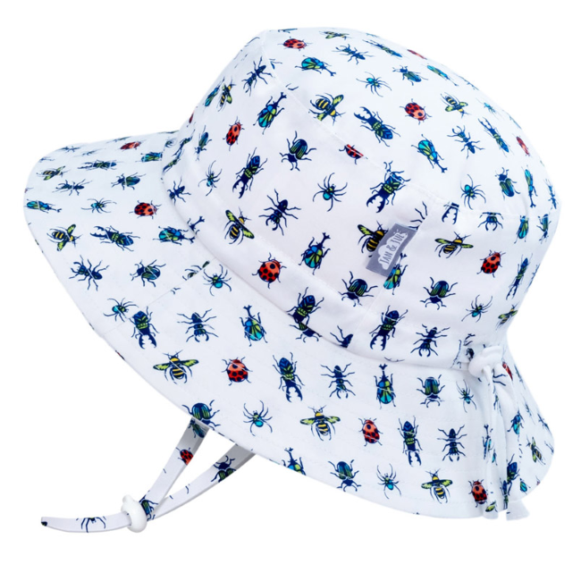 Jan + Jul Cotton Bucket Sun Hat for Babies & Toddlers - UPF 50+ UV Protection, Adjustable Chin Strap, Lightweight & Breathable - Perfect for Beach, Park, and Outdoor Adventures