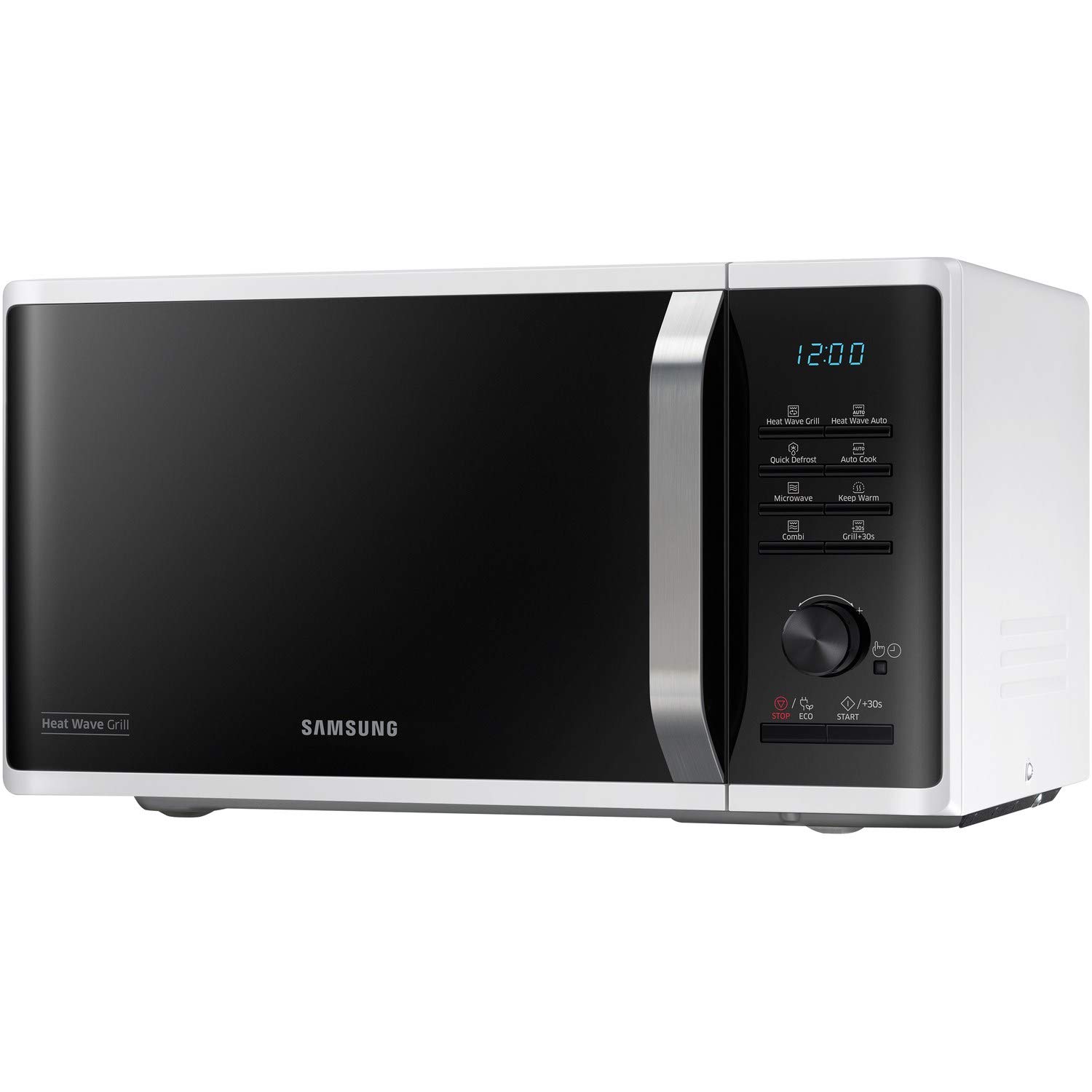 Samsung MG23K3575AW 800W 23L White Microwave Oven with Grill - Perfect for Small Kitchens, Dorms & Quick Meals