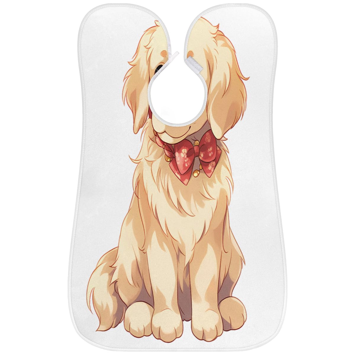 Anime Beard Shaving Bib for Men & Women - Cute Dog Design Hair Dye Apron, Makeup Cape & Barber Accessories - Perfect for Beard Trimming, Haircut, Salon Styling & DIY Home Grooming