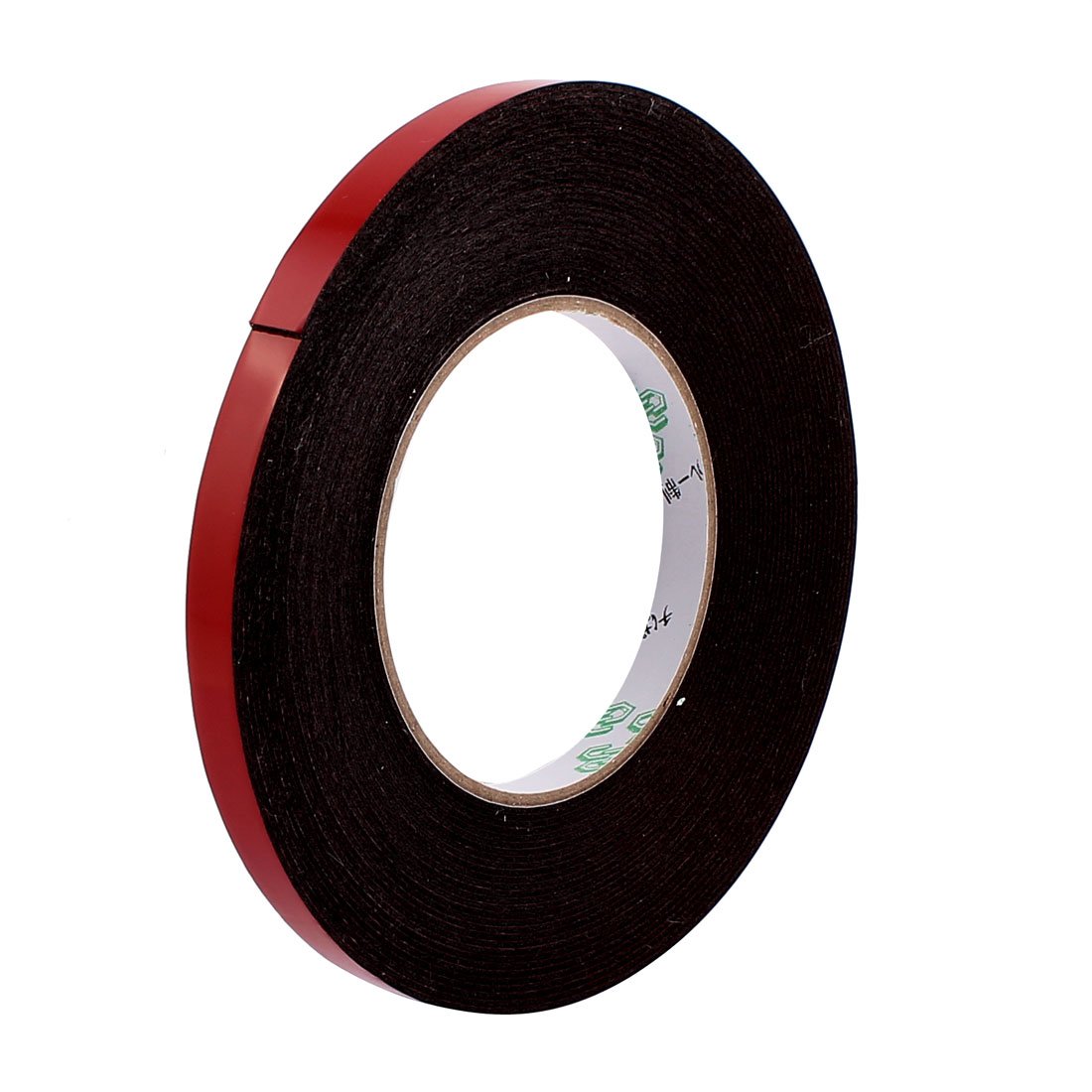 uxcell 10mm x 1mm Double Sided Sponge Tape - Heavy Duty Adhesive Foam Strips for Mounting, Sealing and Crafting - 10 Meters (33Ft) Length - Perfect for DIY Projects, Home Decor and Office Use