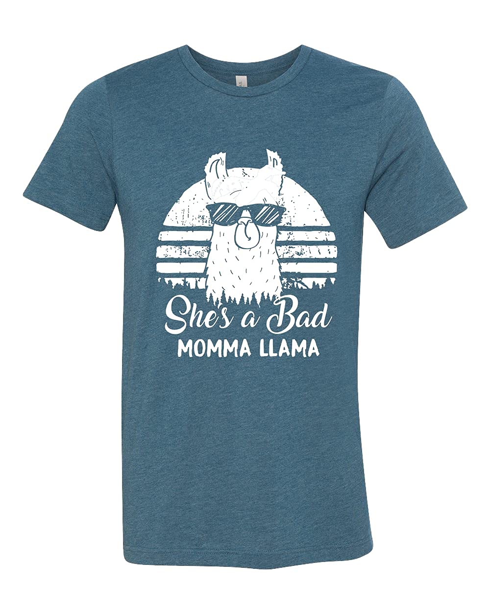 Funny Mom T-Shirt | Bad Mama Llama Shirt | Mother's Day Gift | Boys Mom & Twin Mom Shirt | Sassy Mom Life Apparel for Everyday Wear & Special Occasions