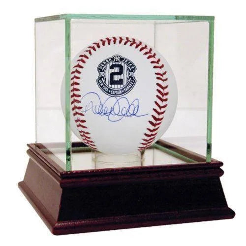Derek Jeter Autographed Retirement Logo Baseball with COA - NY Yankees Memorabilia for Collectors & Fans - Perfect for Sports Memorabilia Displays & Yankees Fan Gifts