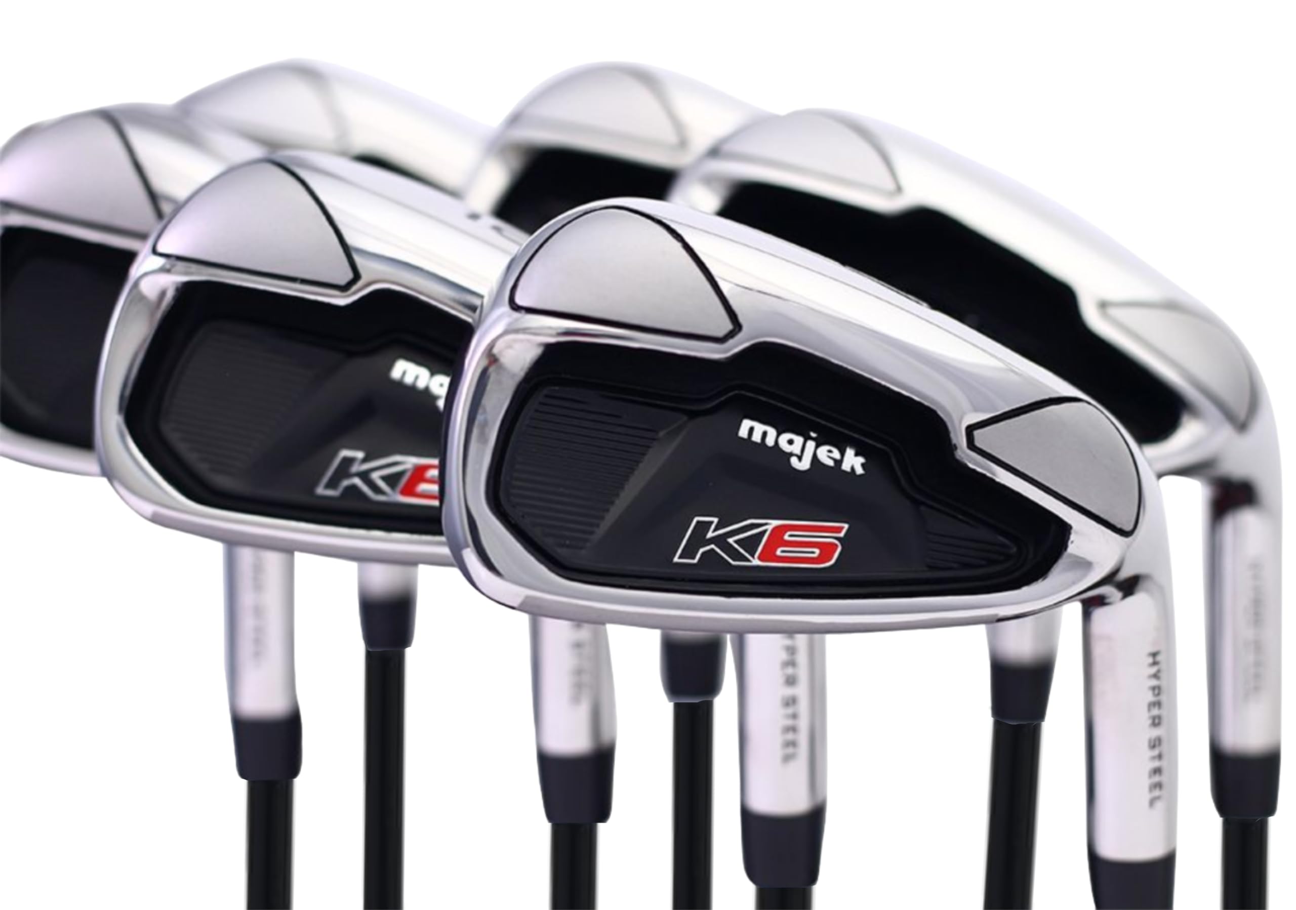 Majek K6 Senior Men's Golf Iron Set - 8-Piece Complete Set (4-PW, SW) Right Handed with Senior Flex A Shaft - Designed for Short Men 5' to 5'4