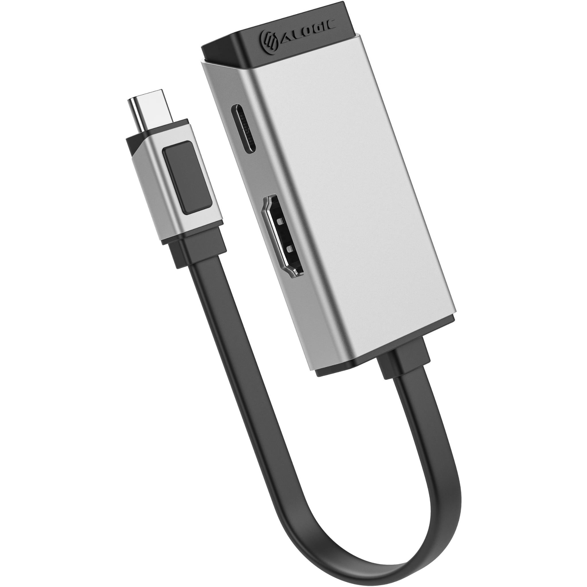 ALOGIC MagForce Duo Charge 2-in-1 USB C Adapter - Fast Charging Cable for iPhone & Android - Perfect for Travel, Office & Home Use