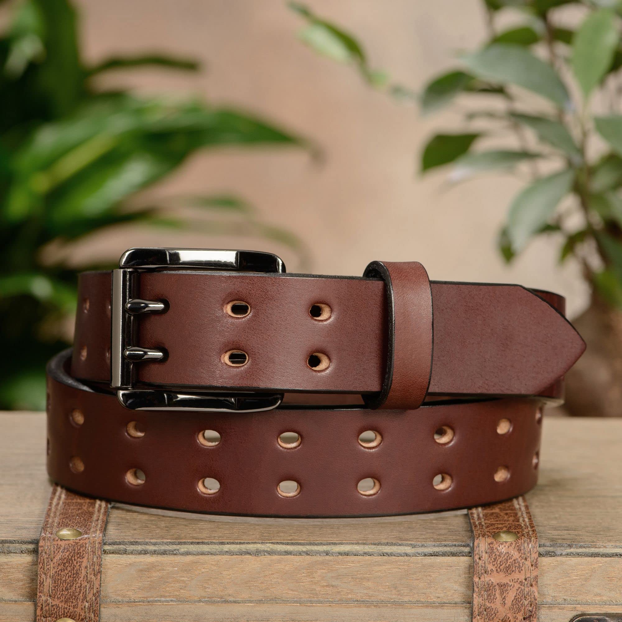 Premium Bullhide Leather Belt for Men - 1.50