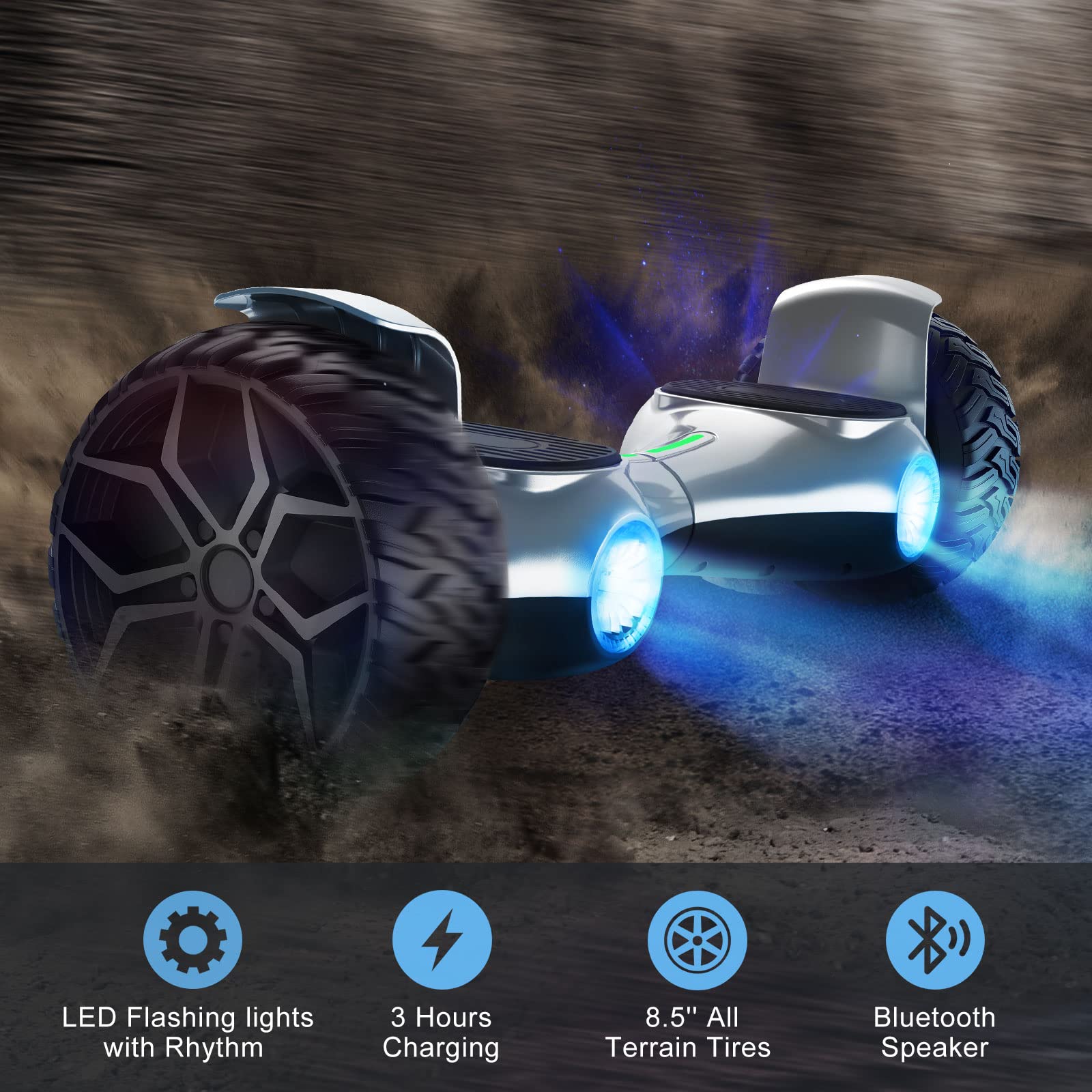 All Terrain Hoverboard for Adults - 8.5