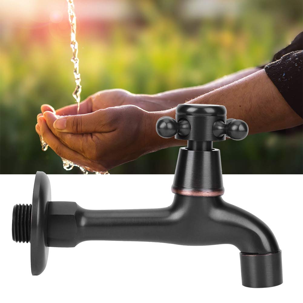 Single Handle Bathroom Faucet - Long Black Water Tap for Basin Sink | Perfect for Bathroom, Kitchen & Home Use | Ideal for Modern Decor & Water-Saving Needs