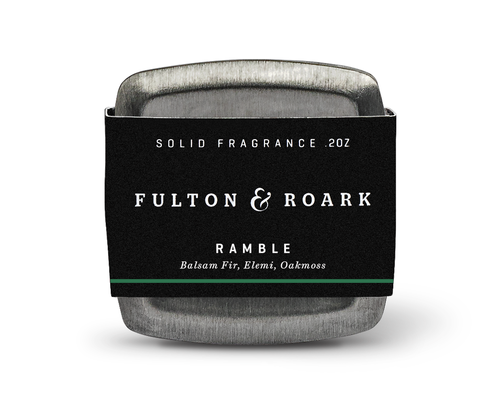 Fulton & Roark Solid Fragrance for Men - Long Lasting Scent, Travel Size, Natural Ingredients | Perfect for Outdoor Adventures, Gym & Daily Use