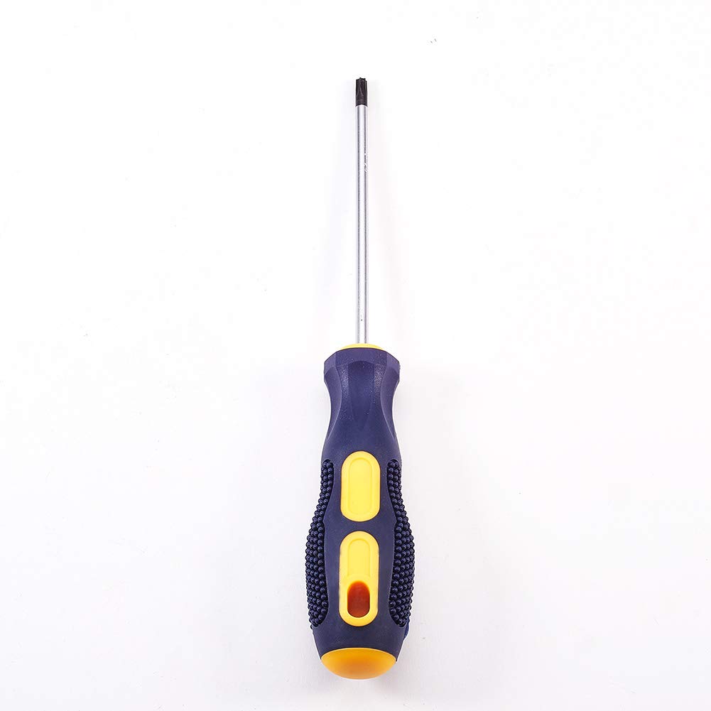 Utoolmart T20 Magnetic Torx Screwdriver - 100mm Chrome Vanadium Steel Shaft with 105mm Ergonomic Plastic Handle | Professional Torx Bit Screwdriver for Electronics Repair, Home Improvement & DIY Crafts | Perfect for Smartphone, Laptop & Furniture Assembly