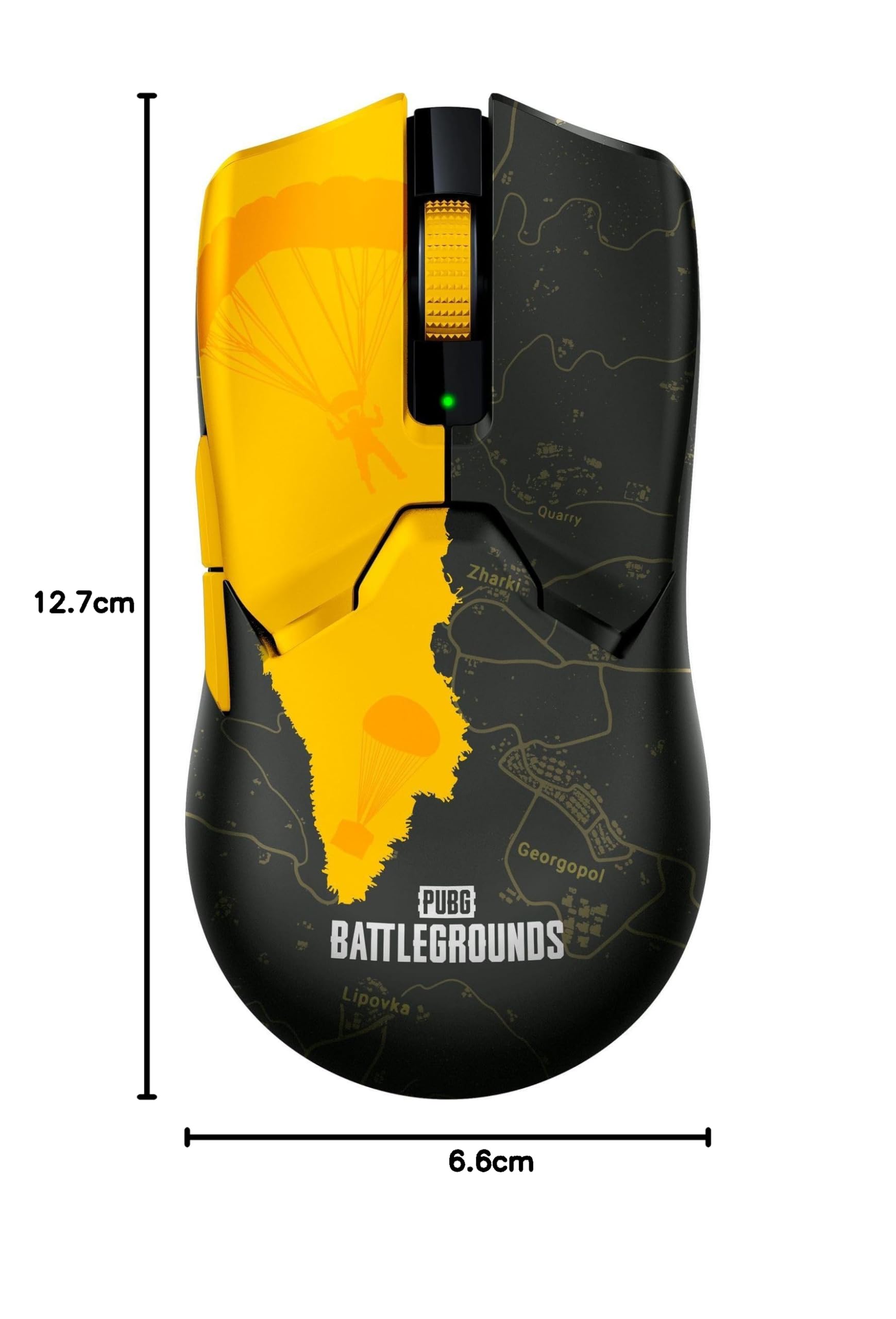 Razer Viper V2 Pro Wireless Gaming Mouse - 58g Ultralight Esports Mouse with 30K DPI Sensor, HyperSpeed Wireless, Gen-3 Optical Switches, 5 DPI Settings (PUBG Edition) - Perfect for Competitive FPS, MOBA Gaming & Professional Esports Tournaments