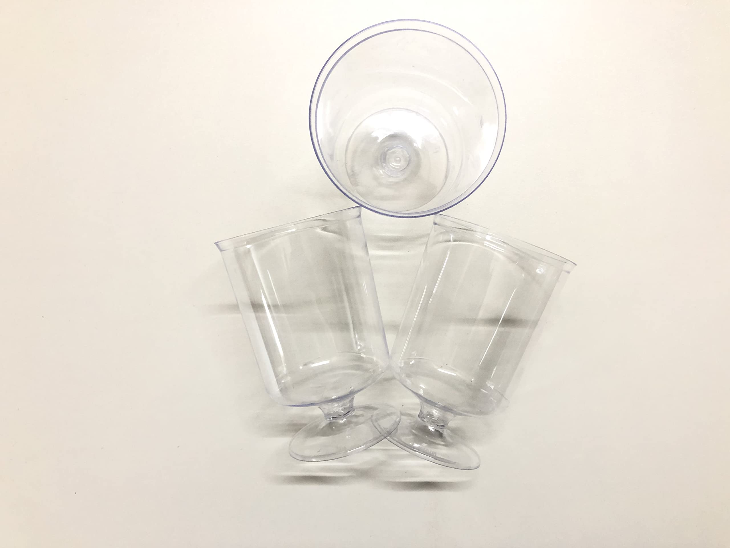 Eco-Friendly Biodegradable Plastic Wine Glasses - 30 Pack (150ml) | Multipurpose Drinking Cups for Wine, Juice, Pudding & Desserts | Food Grade, Dishwasher & Freezer Safe | Perfect for Parties, Picnics & Home Entertaining