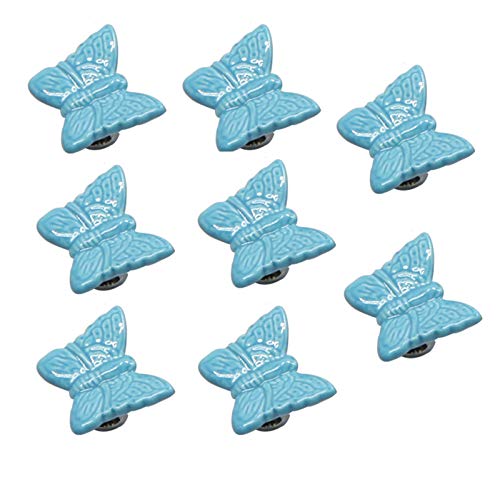 Blue butterfly, 8 pcs