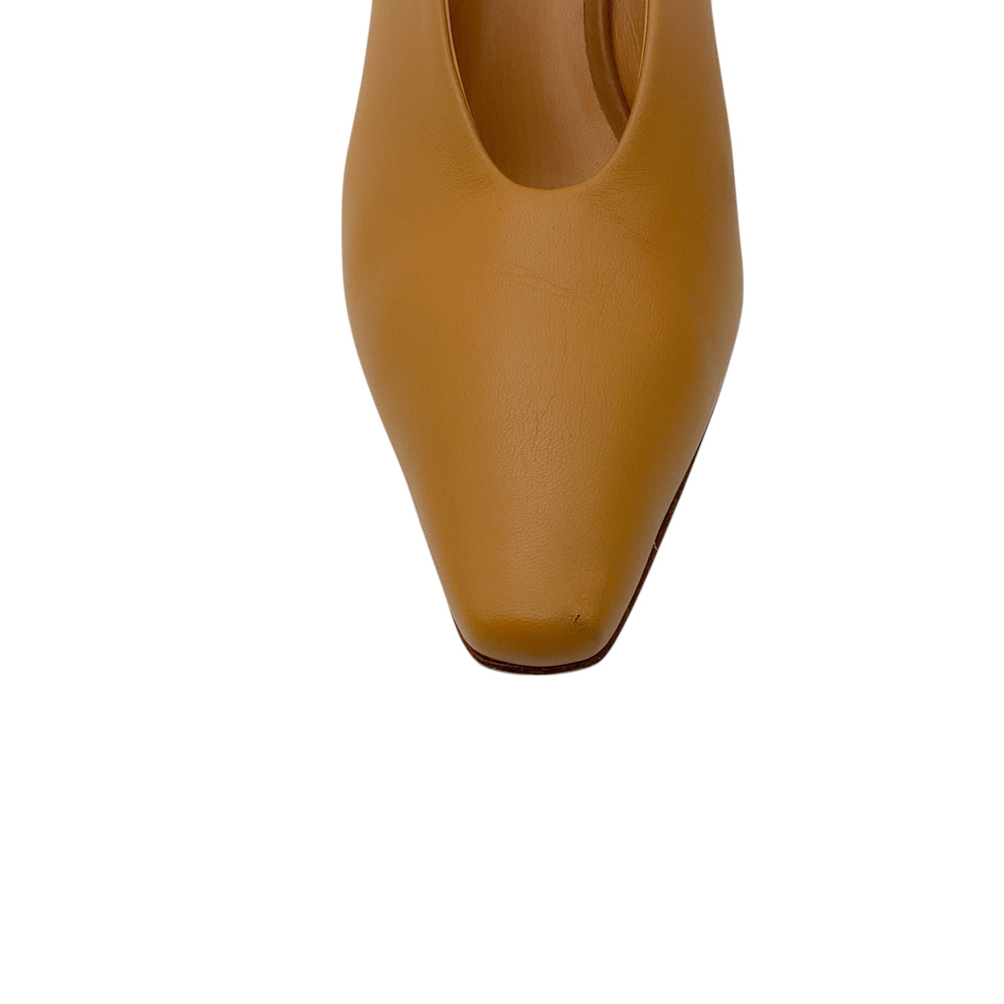 Bottega Veneta Tan Leather Pumps Women's Luxury High Heels - Perfect for Office, Party & Formal Occasions
