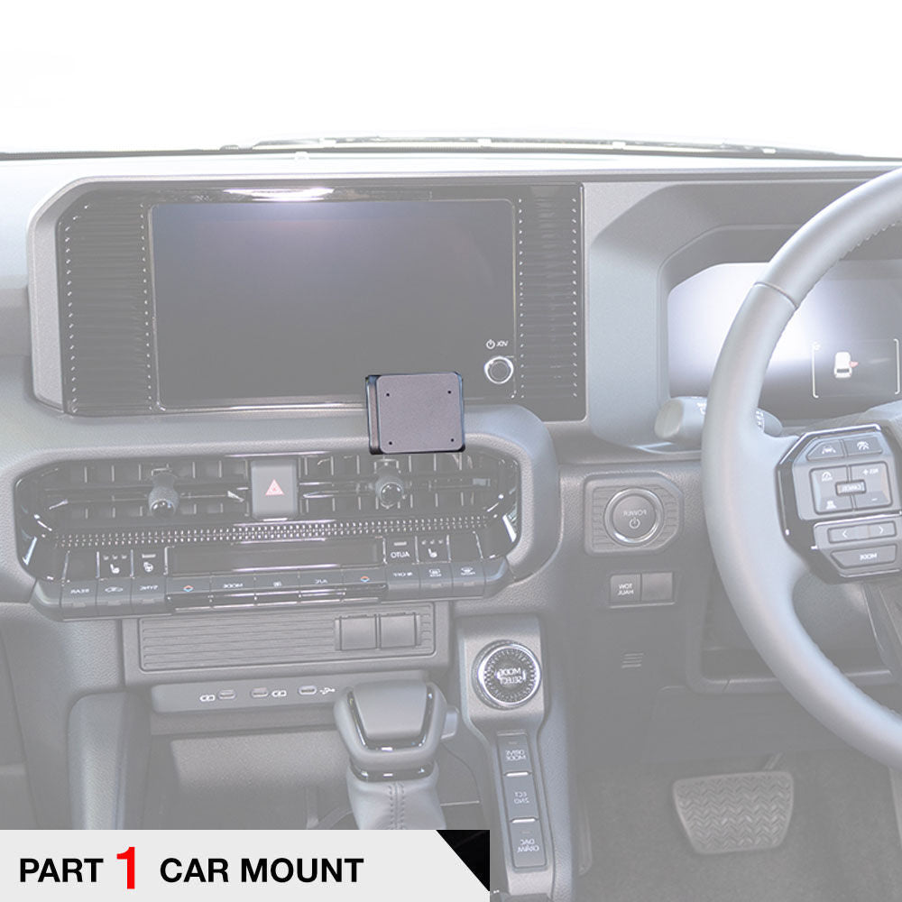 ClicOn No Holes Center Dash Mount for Toyota Prado 2024-2025 | Universal Phone Holder for Car | Perfect for GPS Navigation & Hands-Free Driving