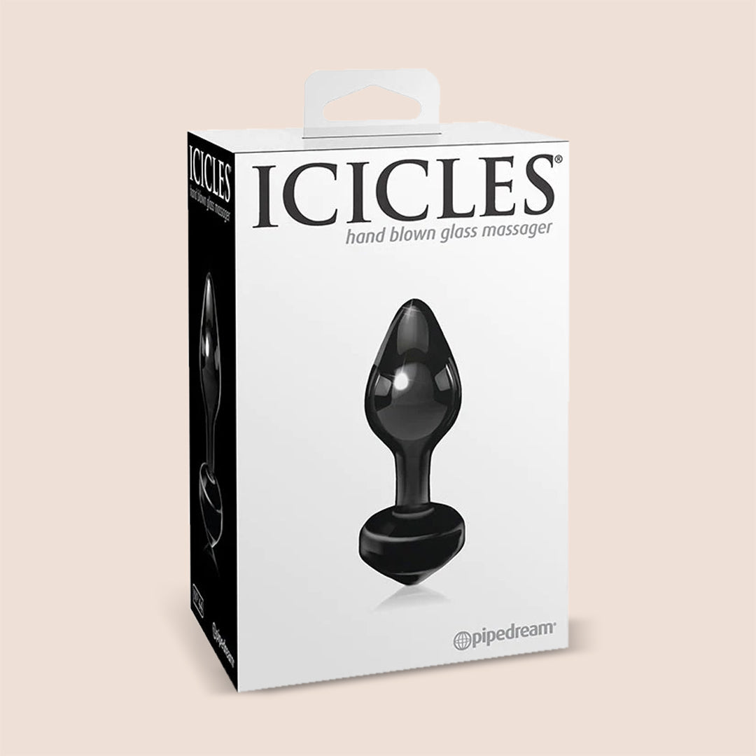 Icicles No. 44 Glass Plug - Premium Glass Body Jewelry for Stretching & Piercing - Perfect for Ear Gauges, Septum & Body Piercings