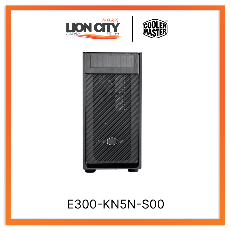 Cooler Master E300 KN5N S00 CM ELITE 300 mATX Mid Tower PC Case with ODD Bay - High Airflow Design for Gaming & Home Office Desktop Builds