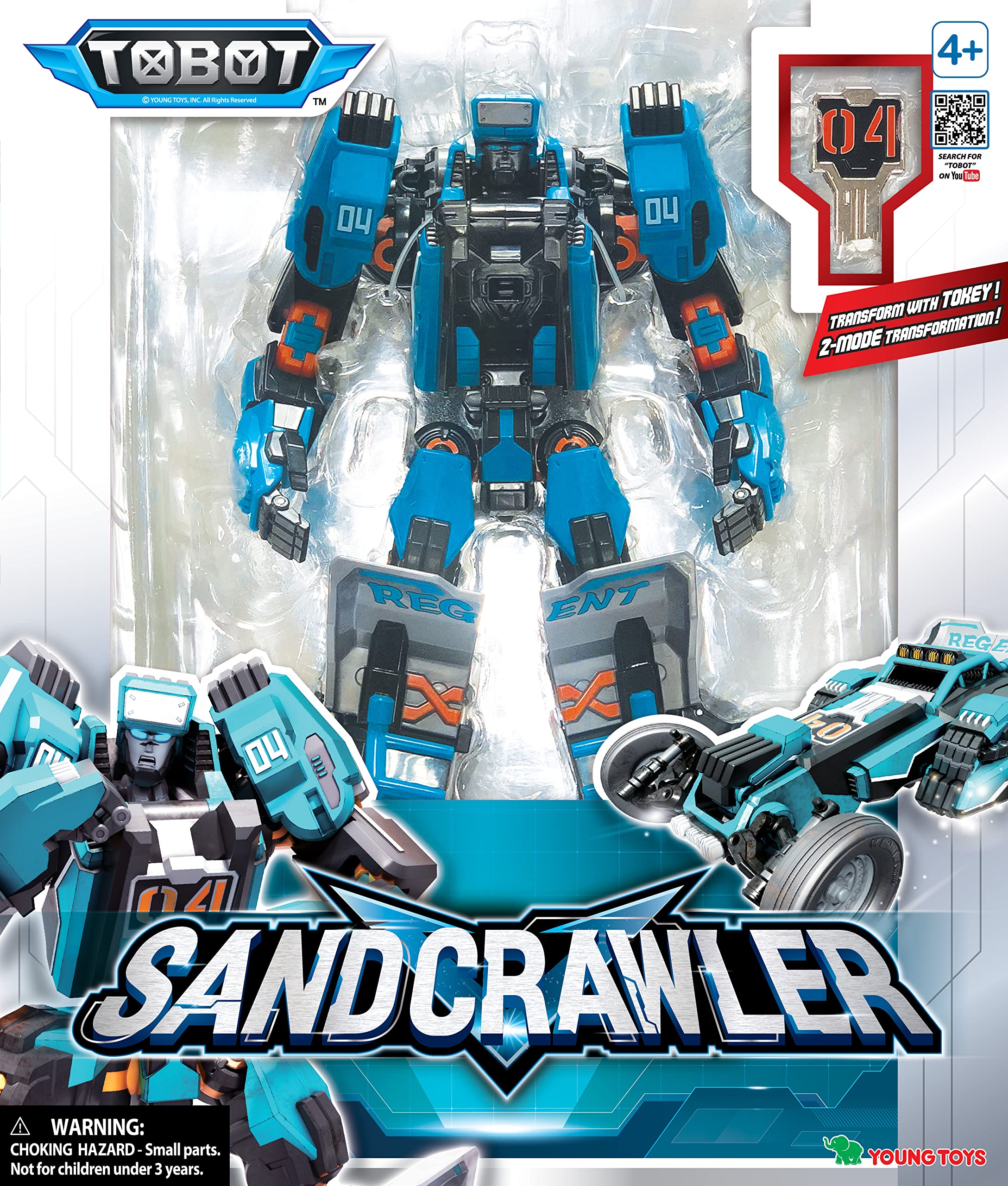 TOBOT GD Sand Crawler - Transforming Robot Toy Vehicle to Animation Character | Collectible Action Figure for Kids & Adults | Perfect for Playtime, Display & Gifts