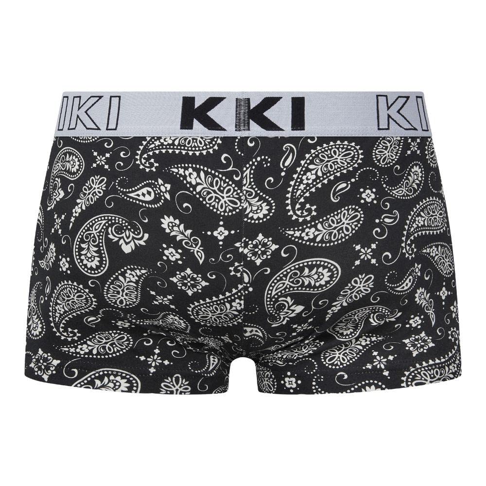 Kiniki Men's Cotton Printed Hipster Underwear - Soft & Breathable Low Rise Briefs for Everyday Comfort | Gym, Lounge & Sleep Wear