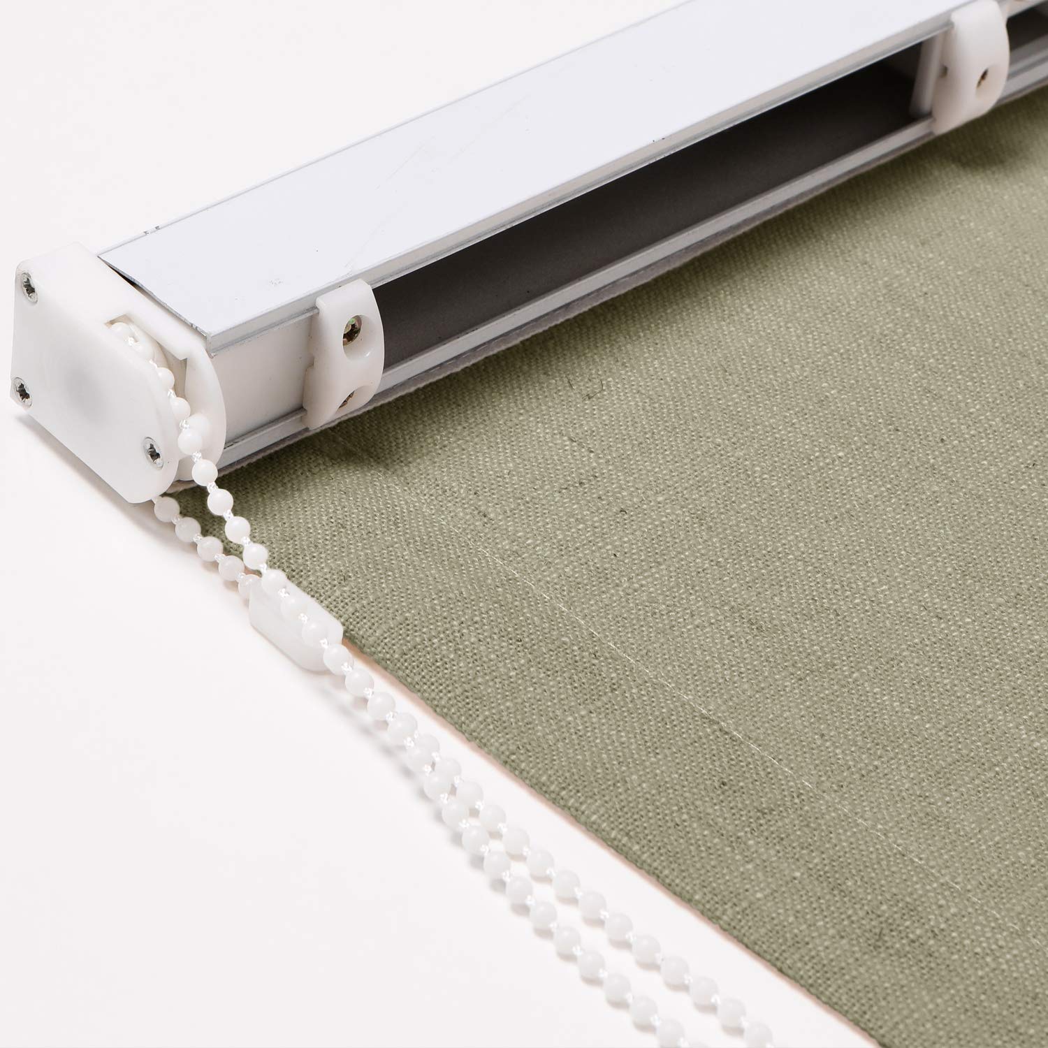 Custom Roman Window Shades - Washable Fabric Blinds with Installation Hardware Included - Taupe Grey - 1 Piece - Perfect for Living Room, Bedroom & Home Office Window Treatments