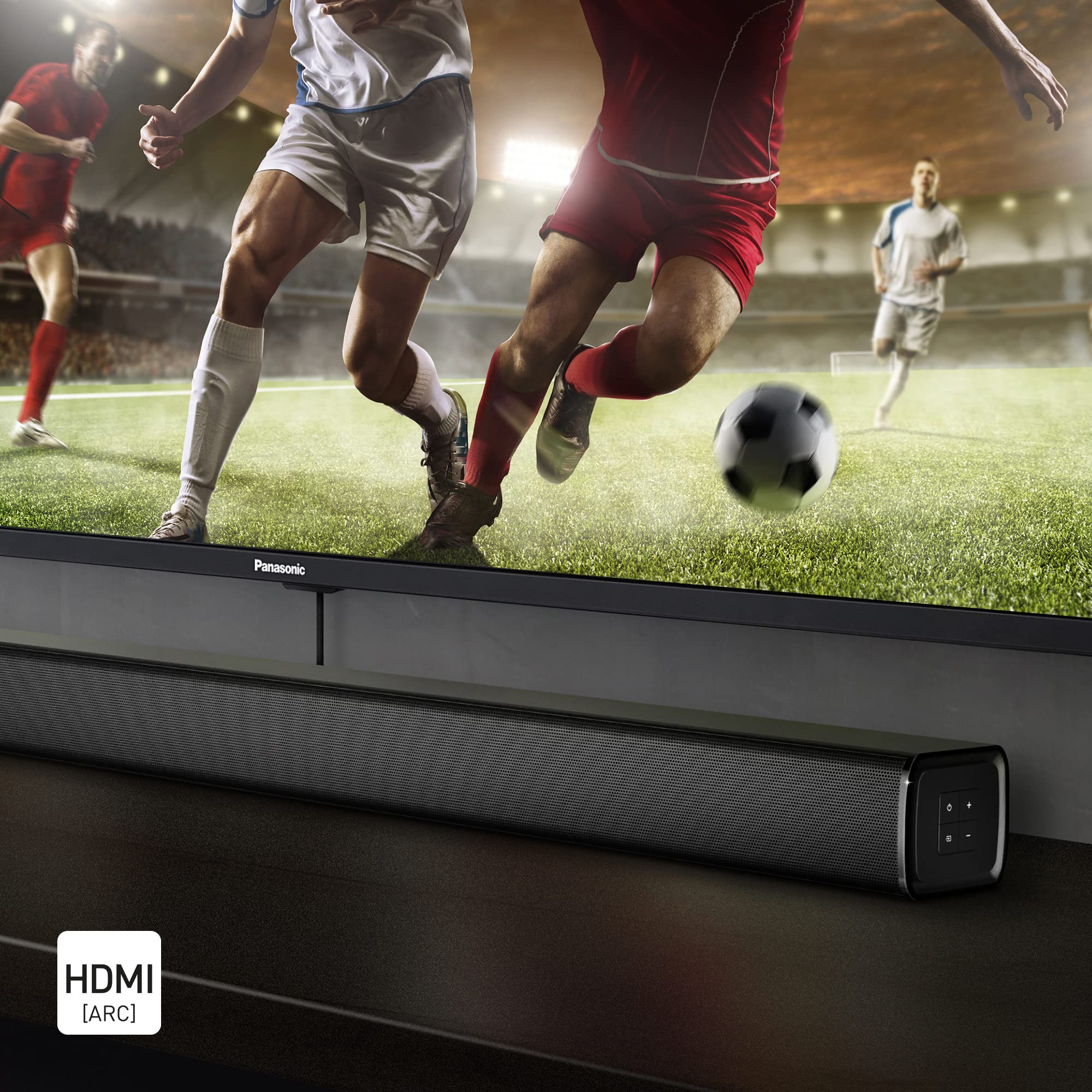 Panasonic SC-HTB150EBK Slim Soundbar with Wireless Subwoofer - Home Theater System for TV, Movies & Music | Immersive Audio Experience for Living Room Entertainment