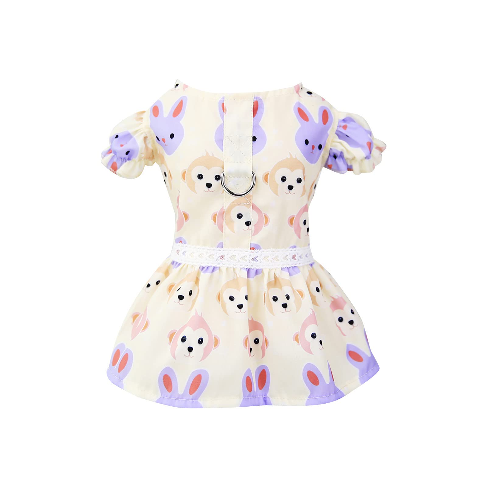 Letter Print Pet Shirt for Dogs & Cats - Cute Loose Fit Apparel for Puppies