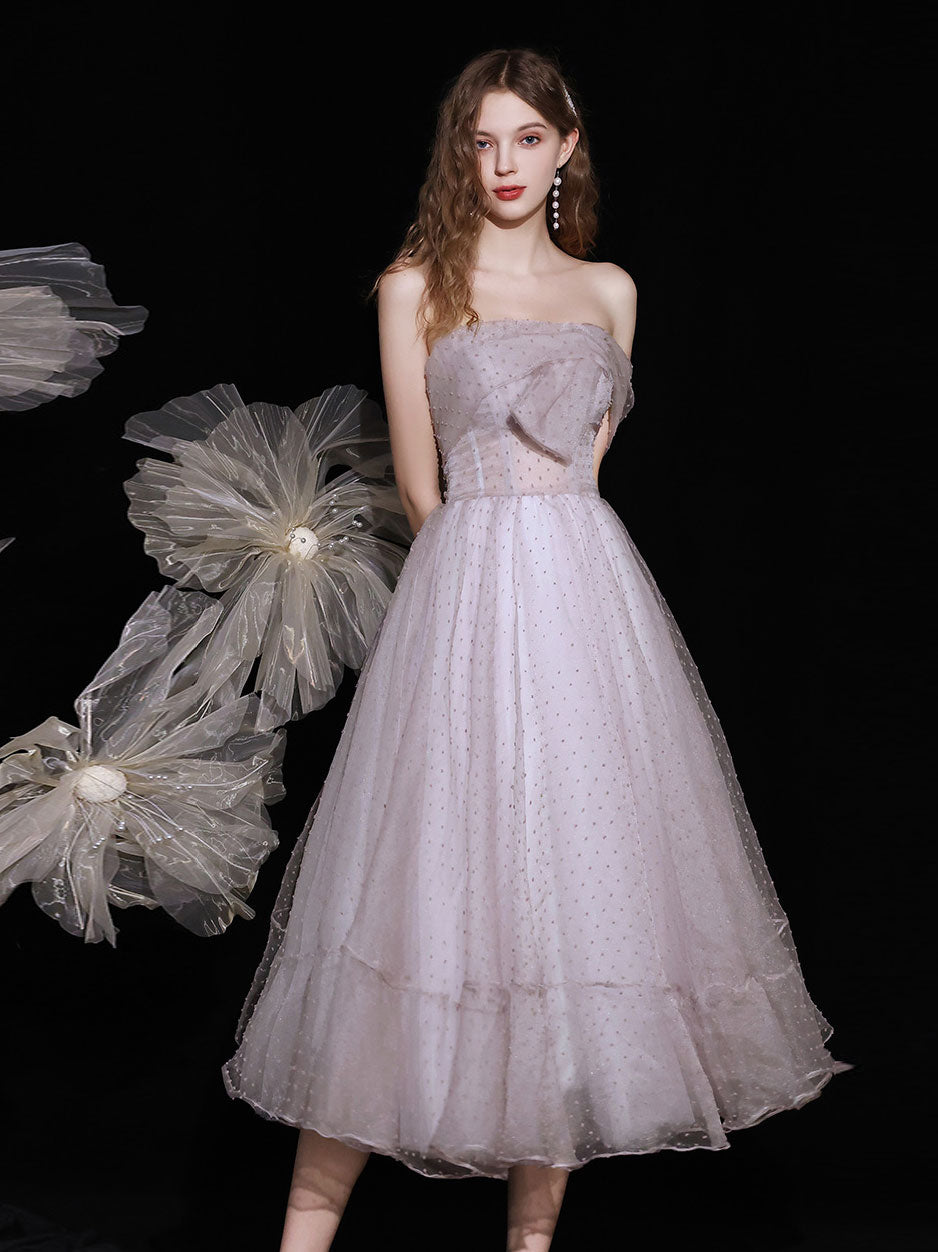 Light Pink Purple Tulle Short Prom Dress | Elegant Homecoming Dresses for Teens | Perfect for Parties, Dances & Special Occasions