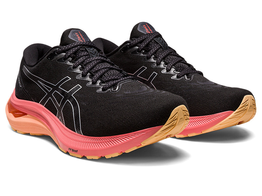 ASICS GT-2000 11 Women's Running Shoes (B Width) - Black/Pure Silver | Stability & Cushion for Road Running, Jogging, Gym Workouts