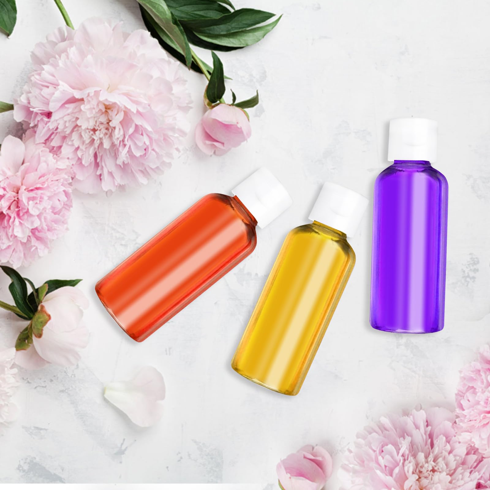 200 Pack 2 oz Clear Travel Plastic Bottles with Flip Cap - Small Empty Refillable Containers for Lotion, Shampoo & Toiletries - Perfect for Air Travel, Camping & Gym Essentials (BPA-Free)