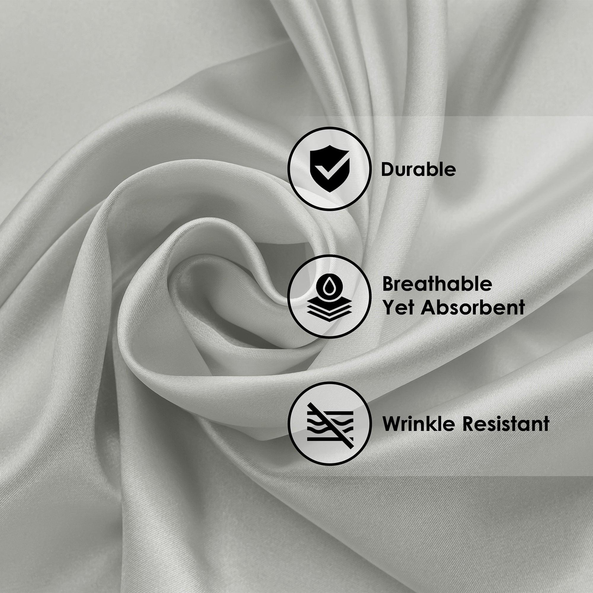 600 Thread Count Cotton Blend Solid Deep Pocket Sheet Set - Ultra Soft & Breathable Bed Sheets for Queen & King Size Beds - Perfect for Luxury Bedroom & Hotel Use