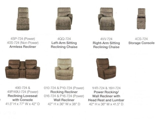 La-Z-Boy Trouper Reclining Sofa Collection - Power Lift Recliner with USB Charging, Plush Comfort for Living Room, Home Theater & Family Room Relaxation