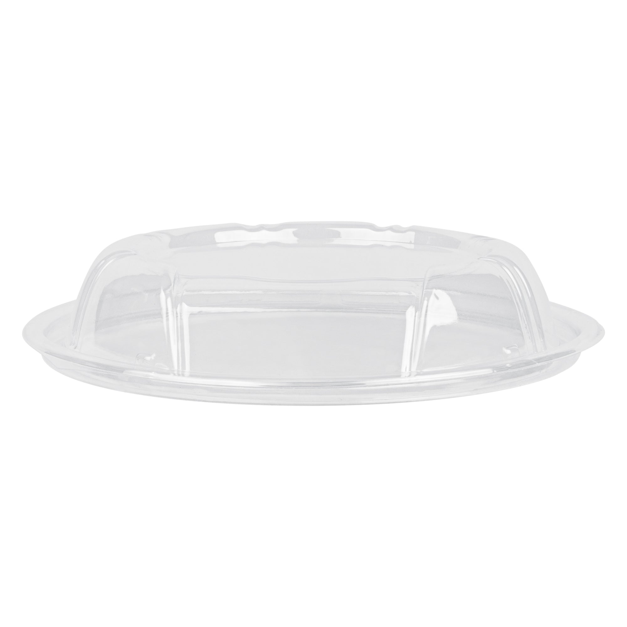 Clear Round Plastic Bento Box Lid - Fits 10oz Asian Style Bowls (6.75