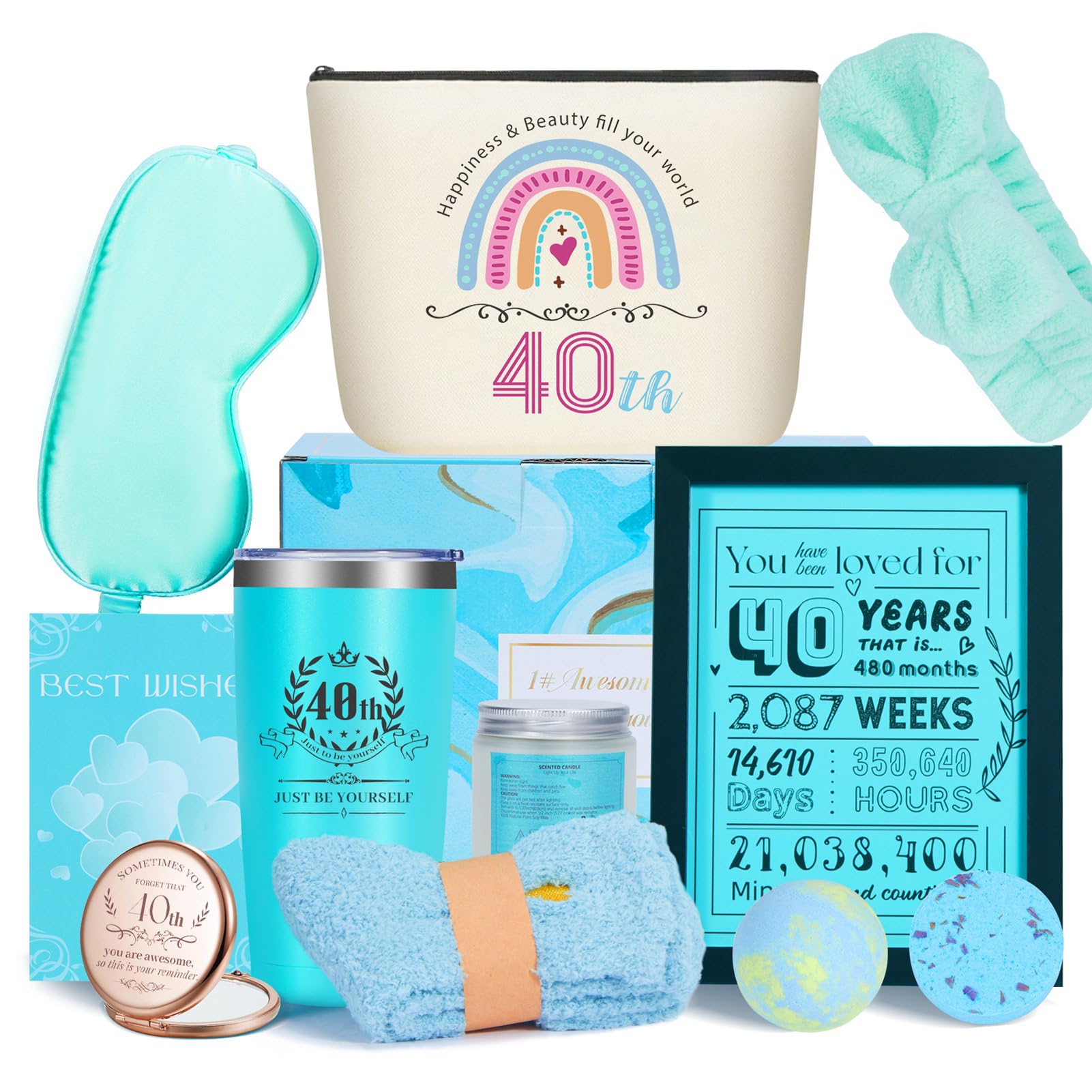 Unique 40th Birthday Gifts for Women - Thoughtful Present Ideas for 40 Year Old Women, Mom, Wife, Sister, Girlfriend & Coworker | Perfect for Birthday Celebrations, Milestone Surprises & Special Occasions