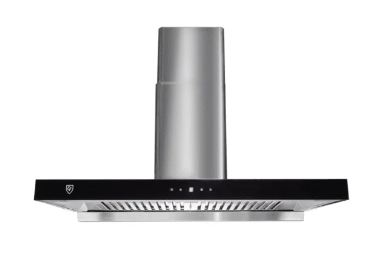 EF HB AG 230VS A 30cm Built-in Stainless Steel Gas Hob with CK VISTA 90CM Cooker Hood - Premium Kitchen Combo for Modern Homes & Professional Cooking