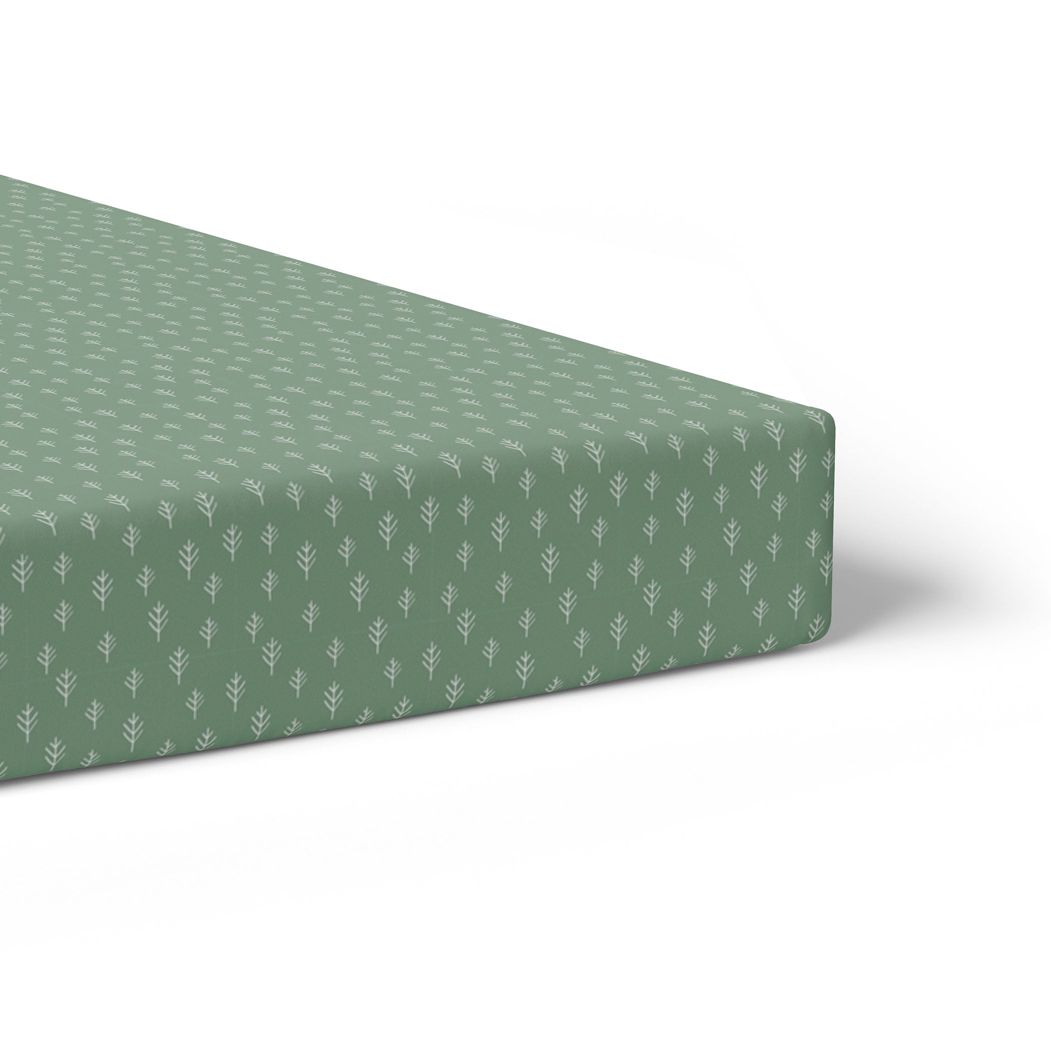 Nordic 2-Pack Jersey Cotton Fitted Sheets - Soft Breathable Crib Sheets for Baby (Avocado Green & Forest Green) - Perfect for Nursery, Daycare & Travel Cribs