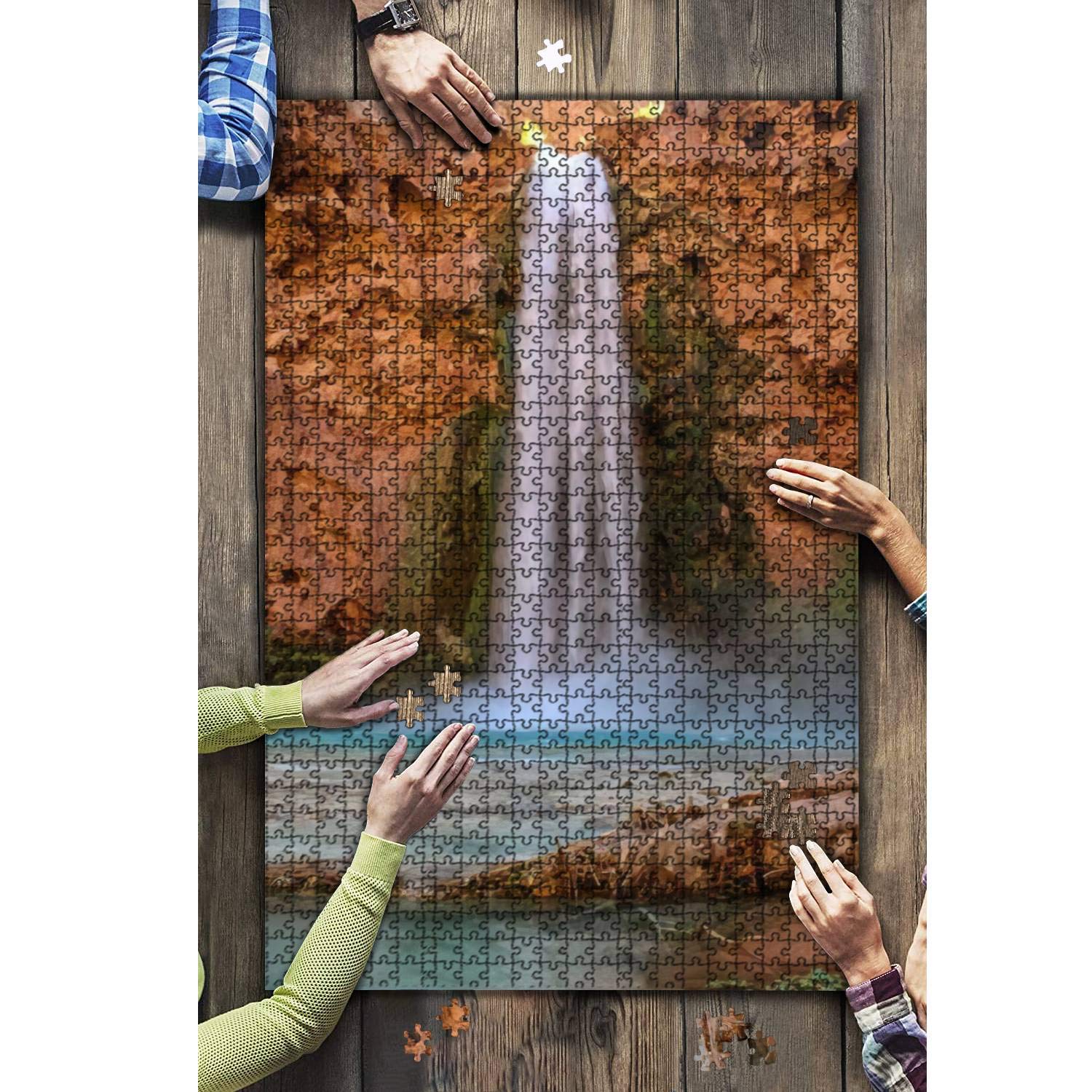 1000-Piece Wooden Jigsaw Puzzle - Havasupai Grand Canyon Scenic Hike Arizona Landscape | Fun & Challenging Adult Puzzle for Home Decor, Educational DIY Game Toy Gift for Family & Friends | Perfect for Relaxation, Stress Relief & Family Bonding Activities