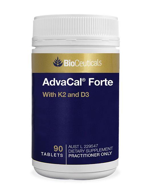 BioCeuticals AdvaCal Forte - Premium Calcium Supplement for Bone Health & Strong Teeth | Supports Osteoporosis Prevention & Joint Care - Ideal for Adults & Seniors