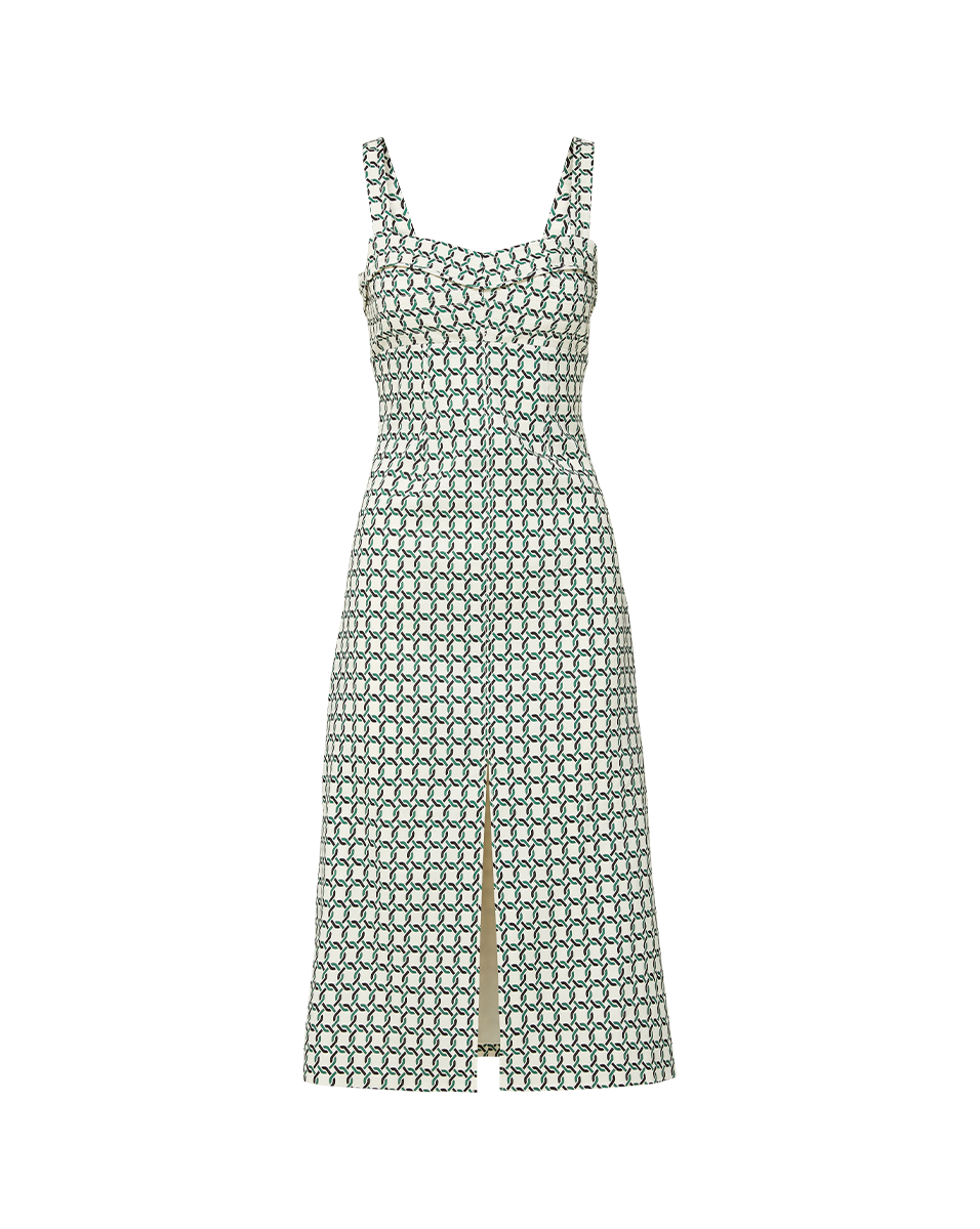 Colleen Stretch Linen Midi Dress - Women's Flowy Summer Dress with Pockets, Breathable & Comfortable for Beach, Vacation & Casual Wear