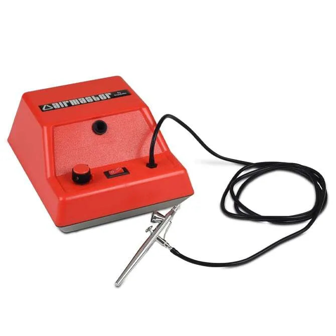 KopyKake Airmaster Professional Airbrush Kit - High Precision Airbrush Machine for Artists, Hobbyists & Makeup | Perfect for Cake Decorating, Tattoo Practice, Nail Art & Model Painting